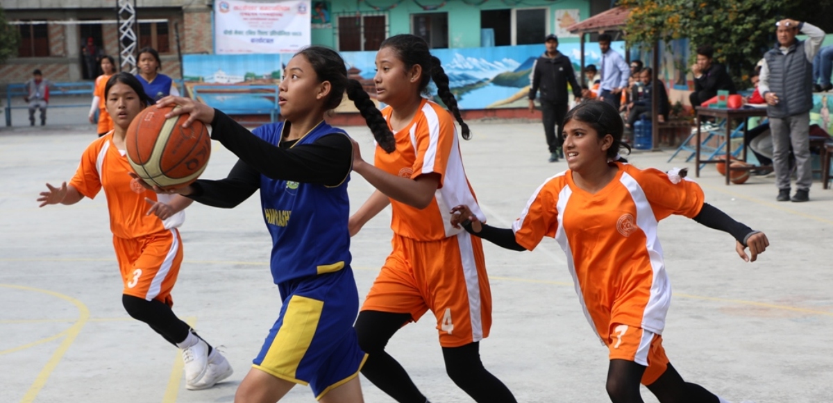 तार्केश्वर मेयर रनिङ शिल्डमा एन्जल्स हार्ट बास्केटबलको फाइनलमा